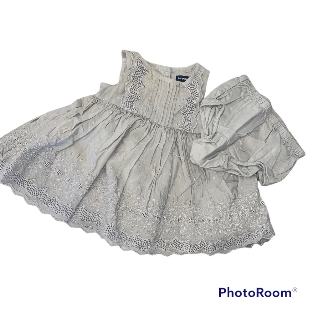 Baby Gap Embroidered Dress with Bloomers